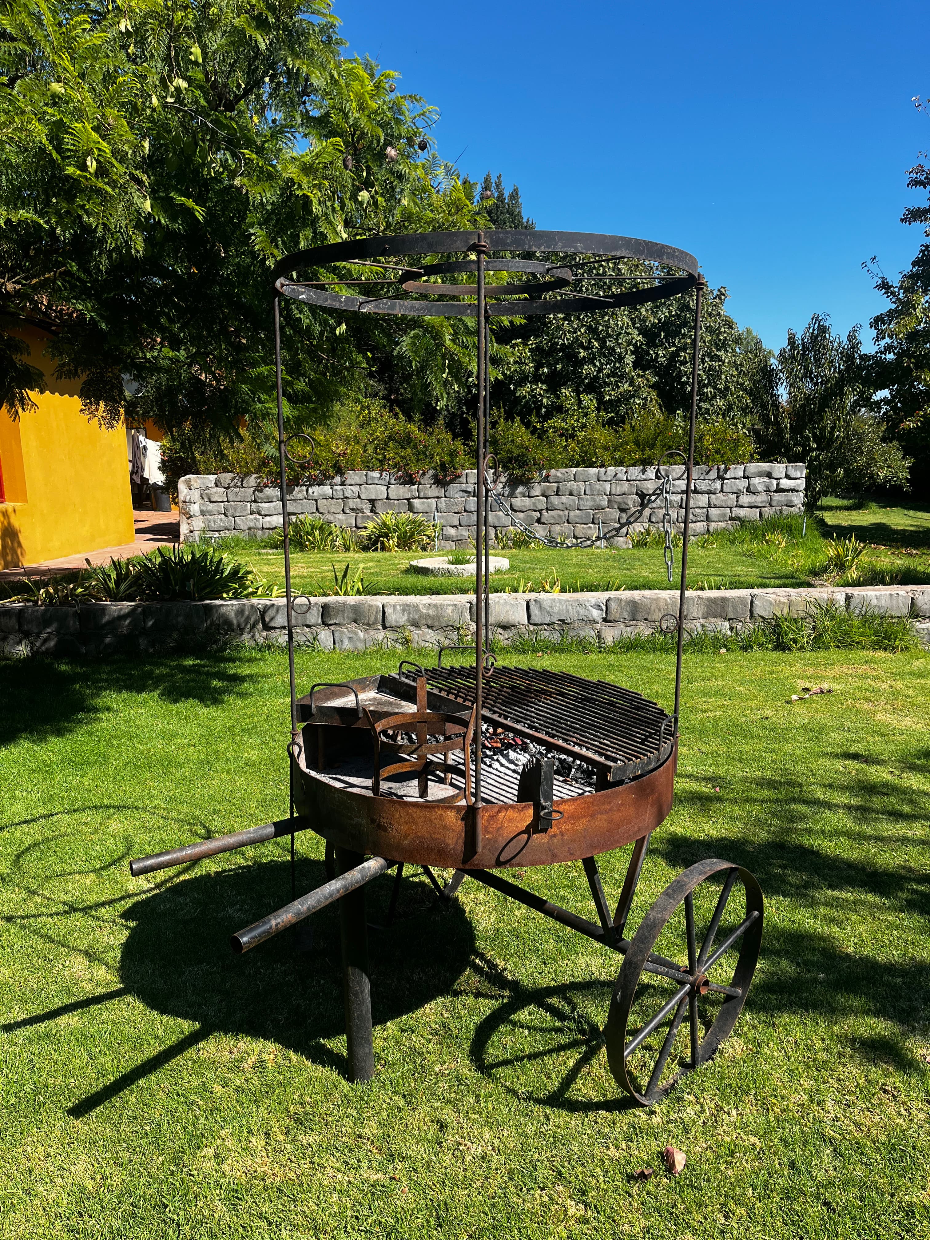 Parrilla Forja vista lateral