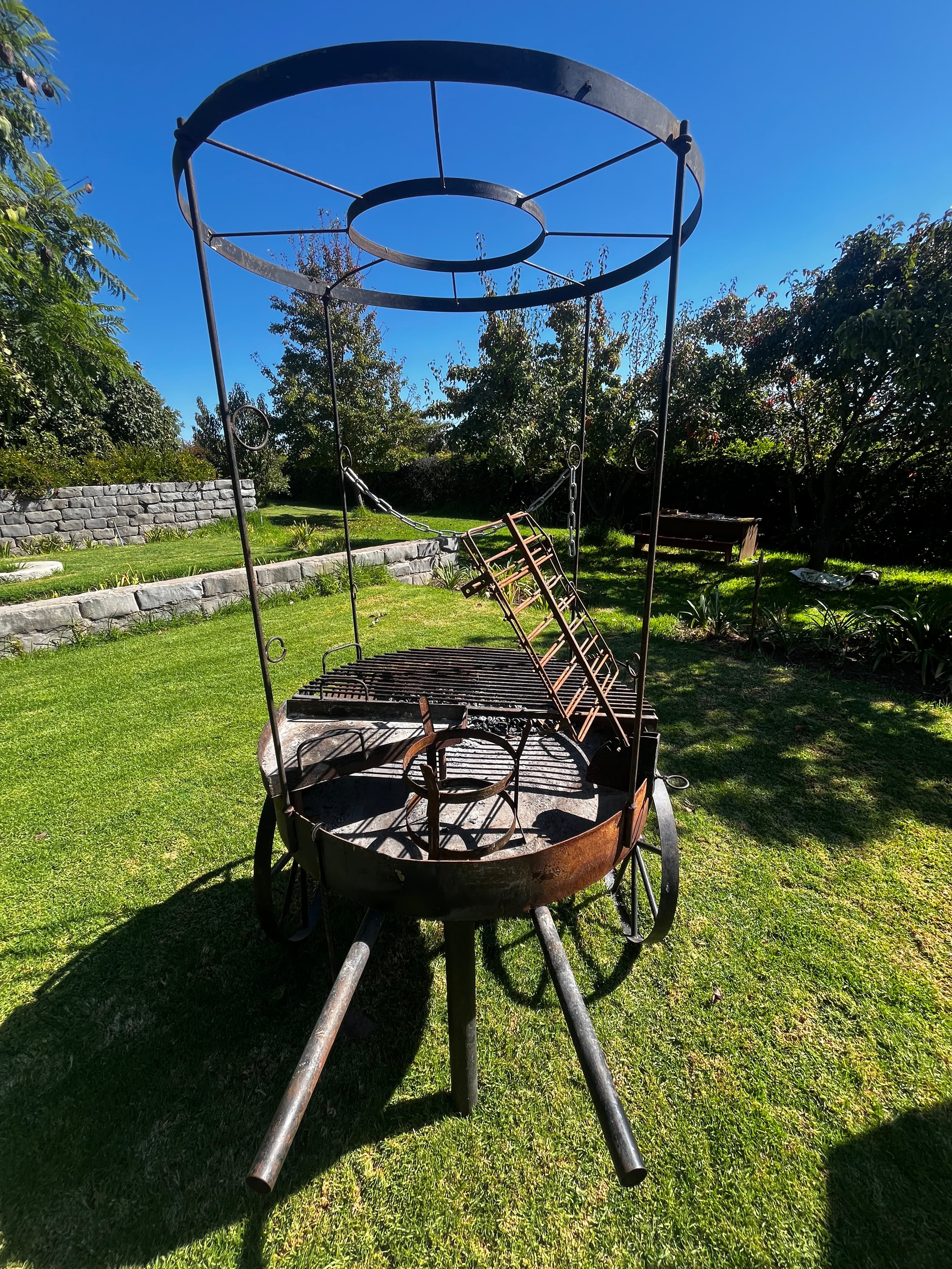 Parrilla Forja - vista completa de componentes